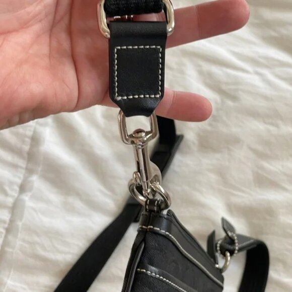 ๐ค Coach Black Signature Crossbody Bag | Excellent Condition - Picture 6 of 12
